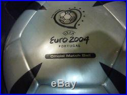 Uefa Euro 2004 Portugal Adidas Official Roteiro Match Ball In Box