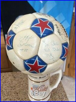 Vintage 1976-77 Adidas NASL Minnesota Kicks Autographed Official Match Ball