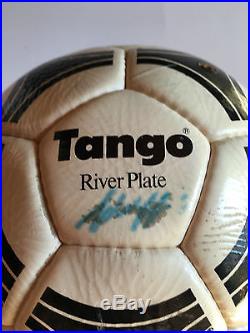 Vintage 1978 Adidas Tango River Plate Made in France signed by the Italian Team
