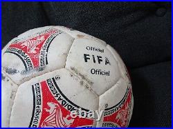 Vintage Adidas Etrusco Hand sewn soccer ball 1990 world cup Rare