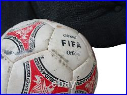 Vintage Adidas Etrusco Hand sewn soccer ball 1990 world cup Rare