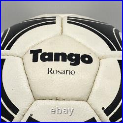 Vintage Adidas Tango Rosario Official Match Soccer Ball Leather Stitched Trilast